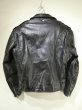 画像4: 50s Rich Sher HORSE HIDE DOUBLE RIDERS MOTOCYCLE JACKET (4)