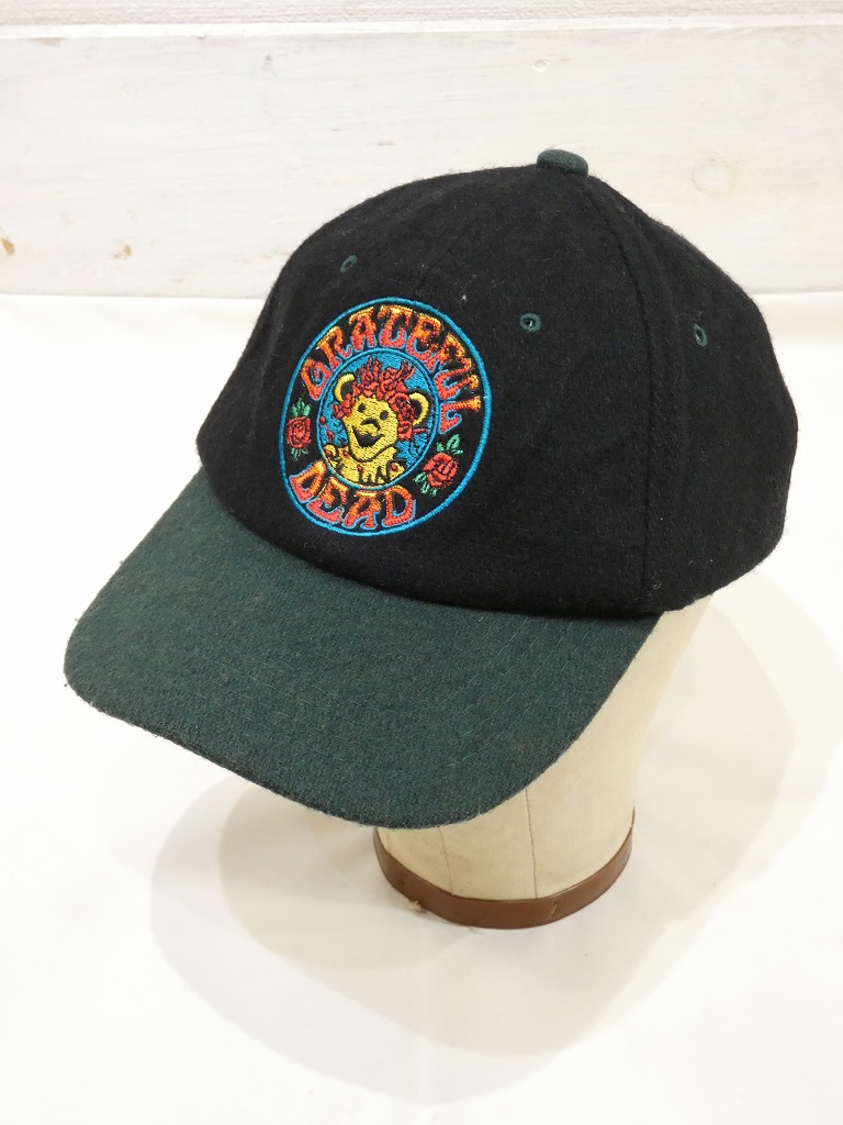 80s 90s GRATEFUL DEAD BAND WOOL SNAP BACK CAP