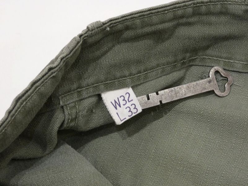 40s US ARMY M-43 HBT TWILL UTILITY TROUSERS PANTS - RICUR 40s US ARMY M-43 HBT TWILL UTILITY TROUSERS PANTS - RICUR